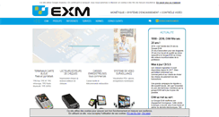Desktop Screenshot of exm.fr