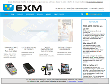 Tablet Screenshot of exm.fr
